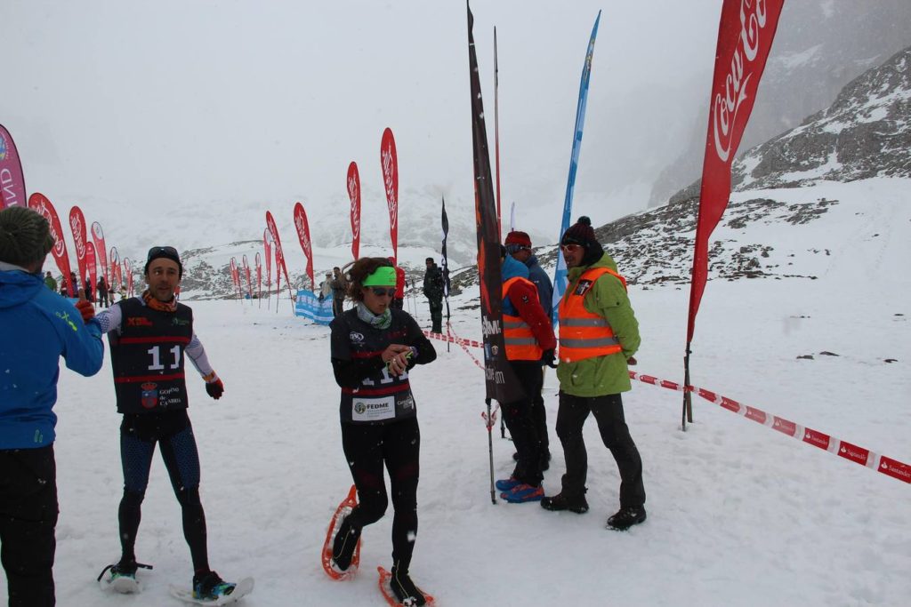 Raquetas de nieve en Picos de Europa.